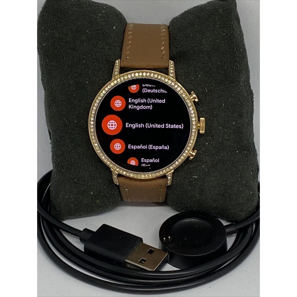 Fossil Gen 4 Authentic Digital Dial Smart Watch Custom Band FTW6015 CR728